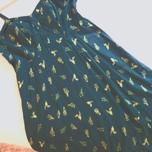 Modcloth Cotton Cactus Sundress
